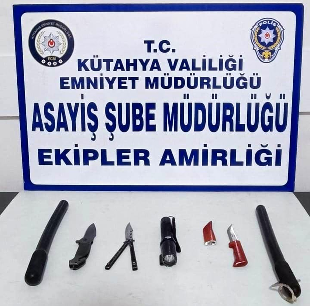 Kütahya\'da 490 şahıs, 233 aracın GBT kontrolü ve denetimi yapıldı