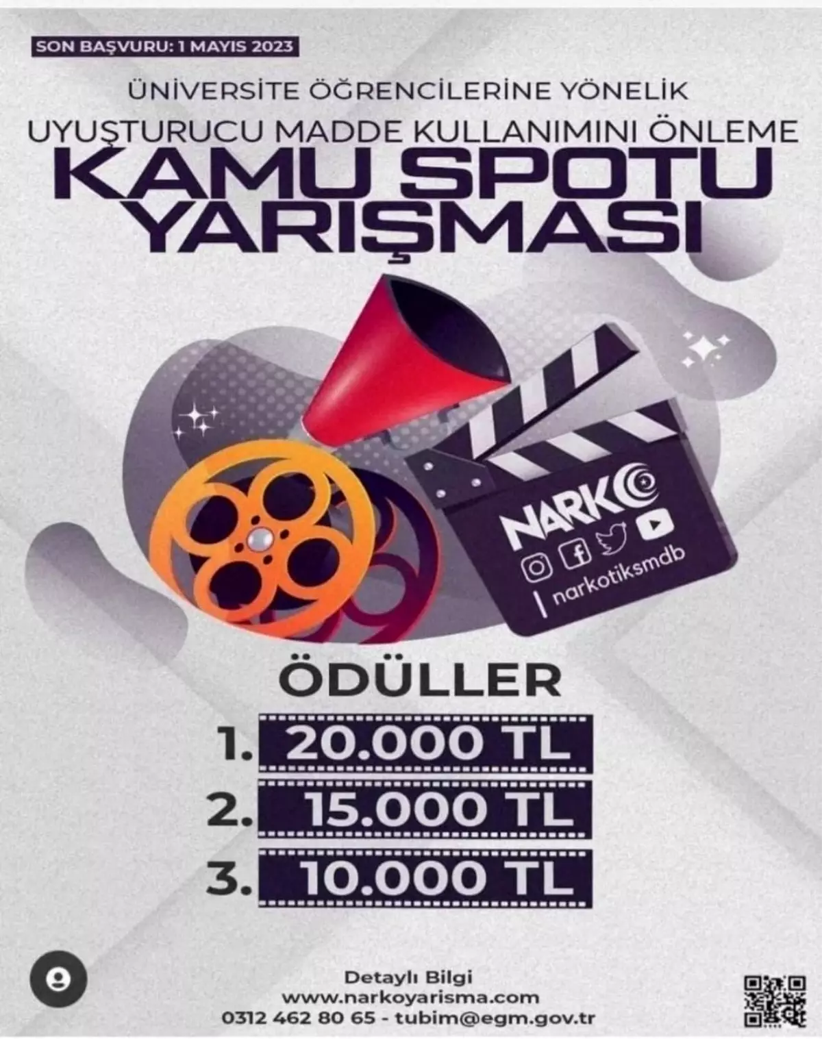Narkotikten Ödüllü Kamu Spotu Yarışması