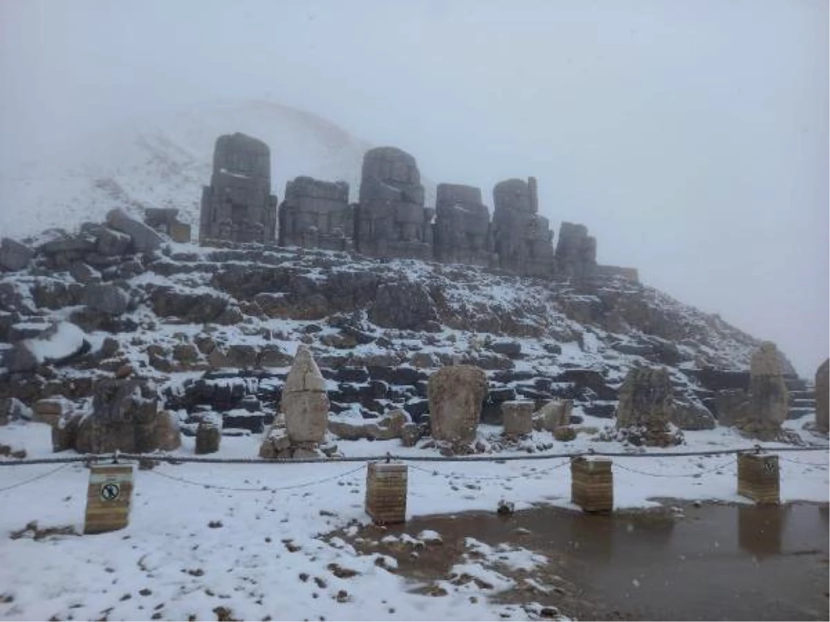 Nemrut Dağı Karla Kaplandı