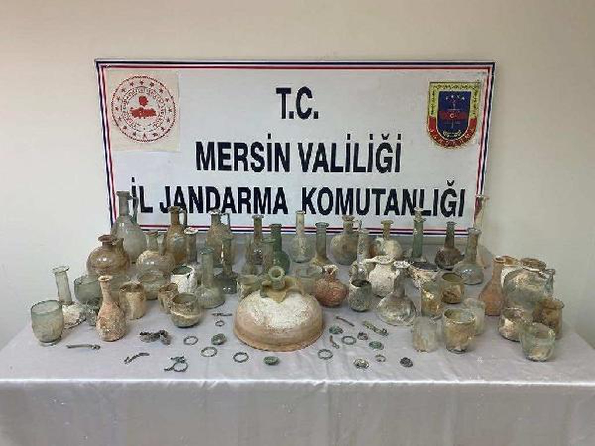 Tarsus\'ta Roma dönemine ait tarihi eser kaçakçılığı operasyonu
