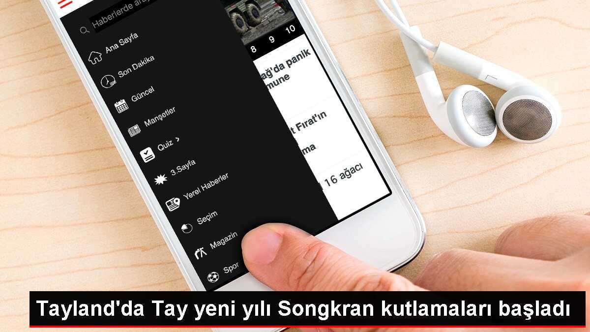 Tayland'da Tay yeni yılı Songkran kutlamaları başladı