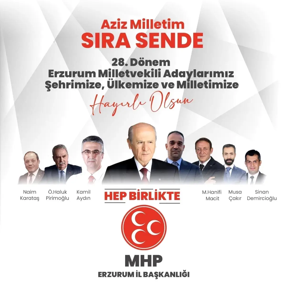 AK Parti\'nin ardından MHP\'de de aday tanıtım toplantısı yapılacak