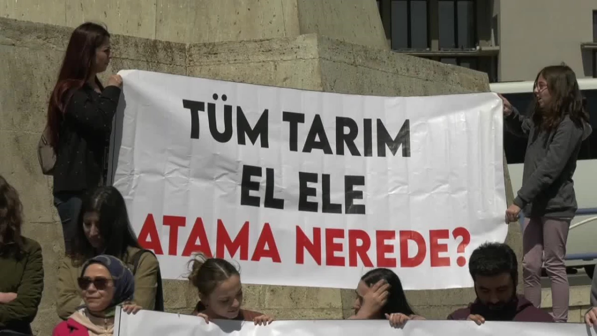 Atama Bekleyen Ziraat Mühendisleri ve Veteriner Hekimler, Ankara Eylem Yaptı: "Kimi Arkadaşımız Kurye, Kimi Arkadaşımız Garsonluk Yaparak Hayatını...