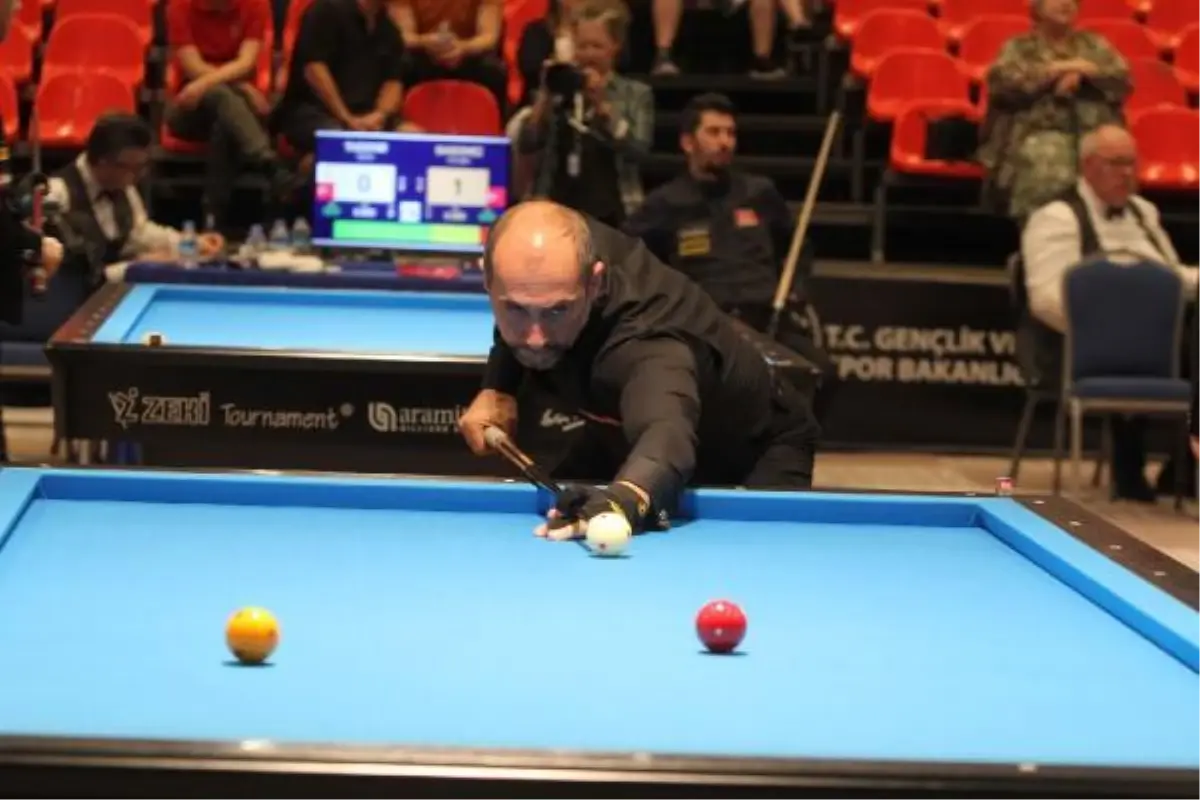 Avrupa Bilardo Şampiyonası\'nda 5 Milli Sporcu Son 16\'ya Kaldı