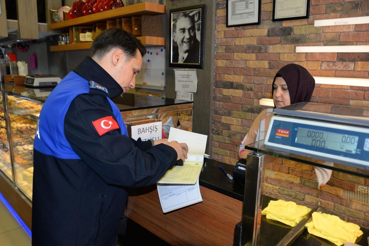 Bozüyük\'te bayram öncesinde tatlı imalathanelerine denetim