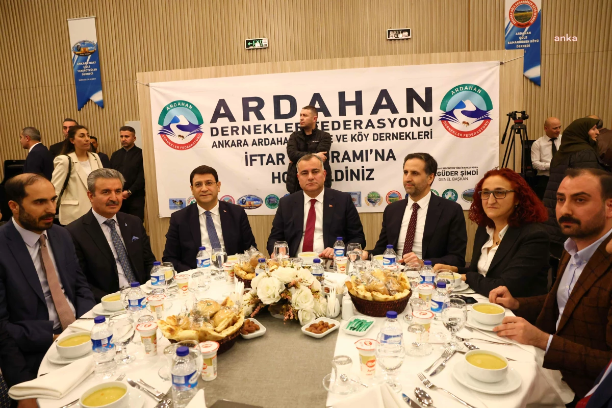 Çankaya Belediye Başkanı Taşdelen, İftarda Ardahanlılarla Buluştu