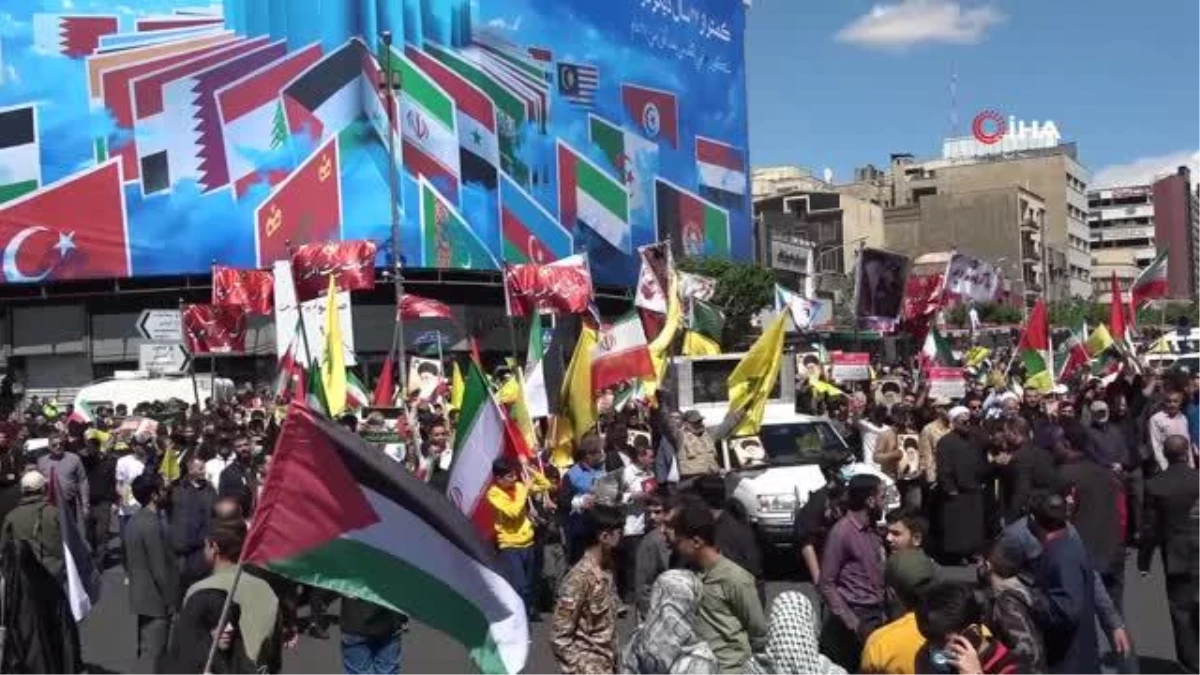 İran\'da binlerce kişi "Kudüs Günü" yürüyüşlerine katıldı