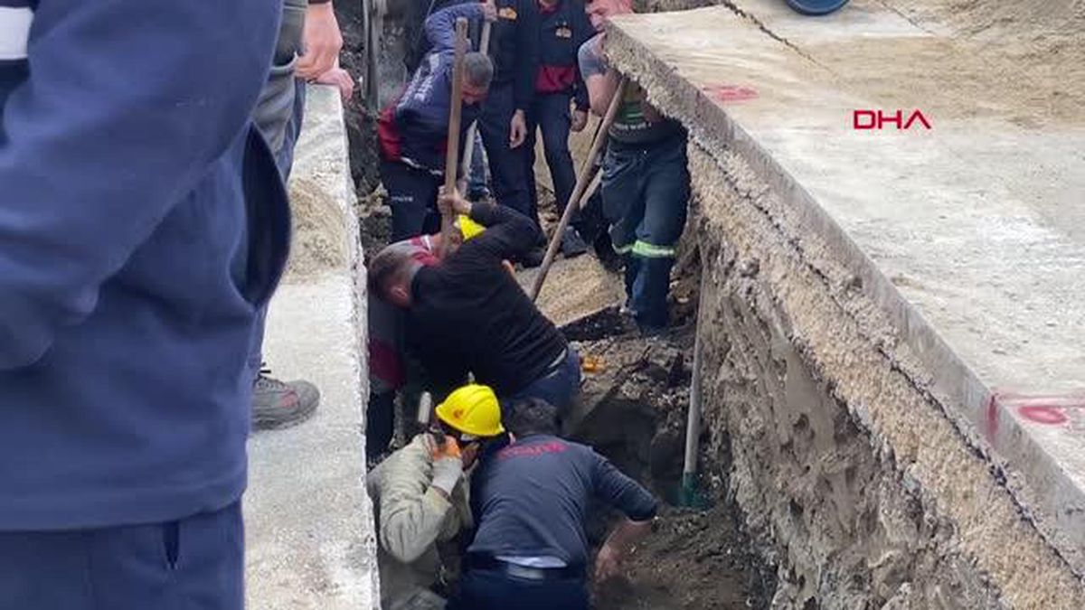 OSMANİYE'DE GÖÇÜK ALTINDA KALAN 2 İŞÇİ KURTARILDI