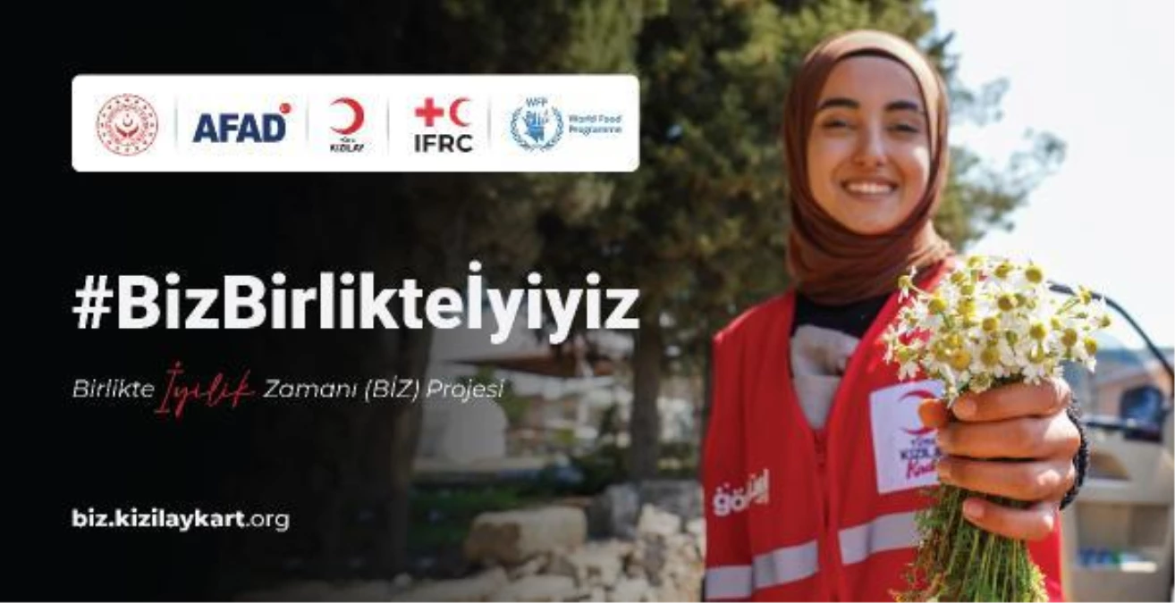 Türk Kızılayı, BM Dünya Gıda Programı ve IFRC iş birliği ile depremzedelere yardım projesi