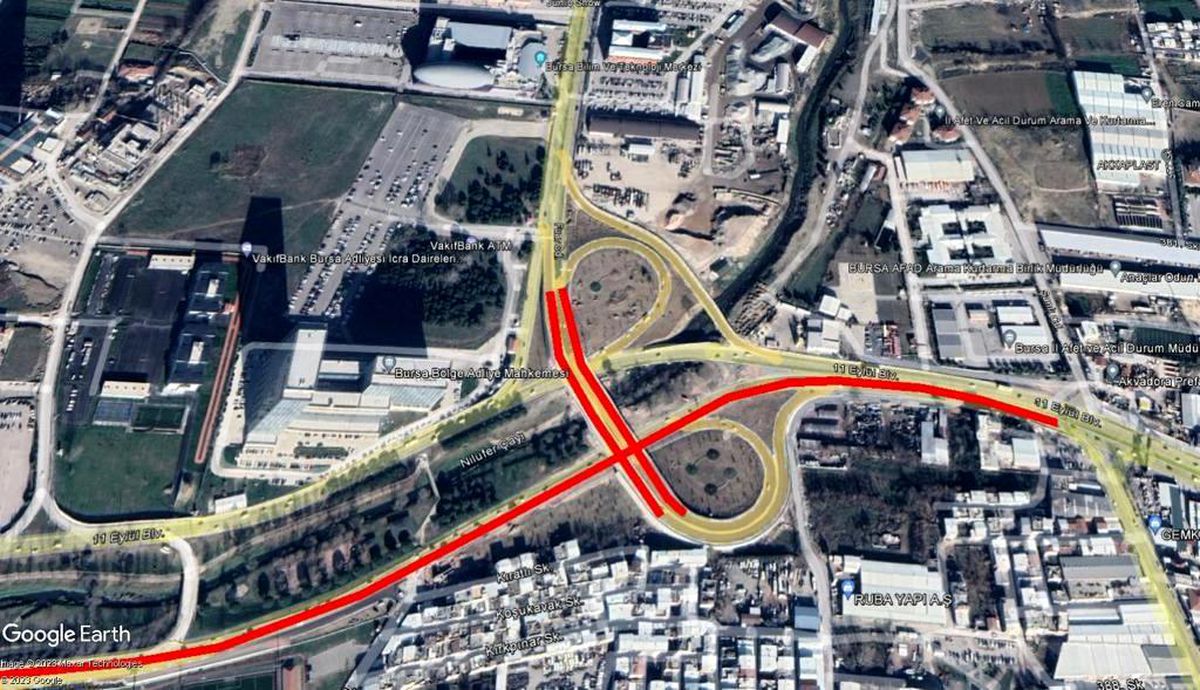 11 Eylül Bulvarı\'nda trafik düzenlemesi