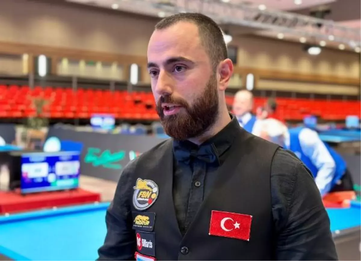 Berkay Karakurt Avrupa Bilardo Şampiyonası\'nda gümüş madalya kazandı