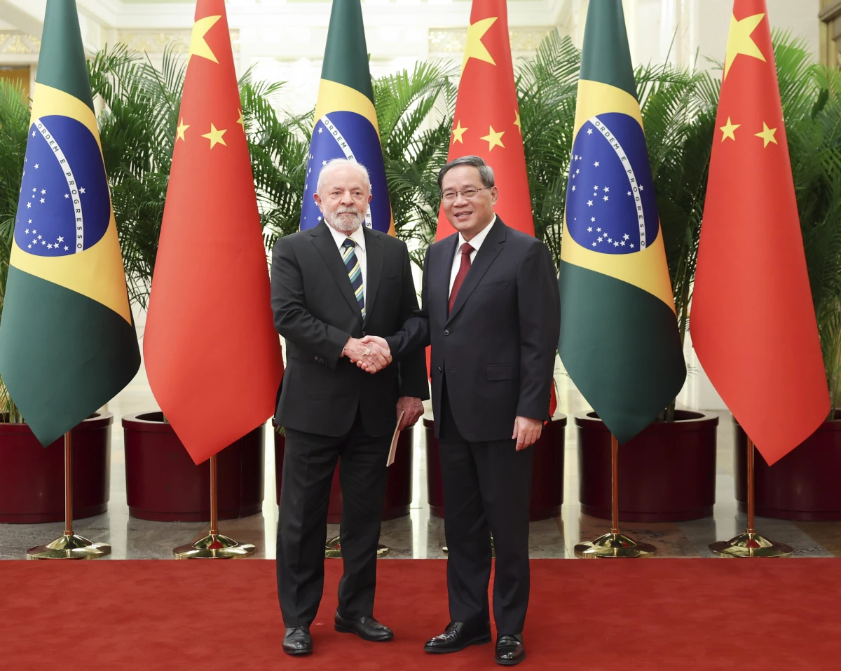 Çin Başbakanı Li, Brezilya Devlet Başkanı Lula ile Görüştü