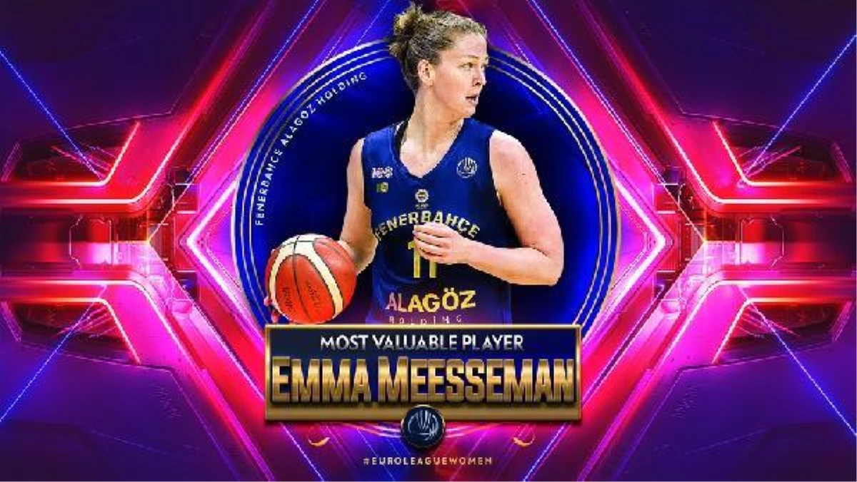 Fenerbahçe Alagöz Holding\'den Emma Meesseman, Kadınlar EuroLeague MVP ödülünü kazandı