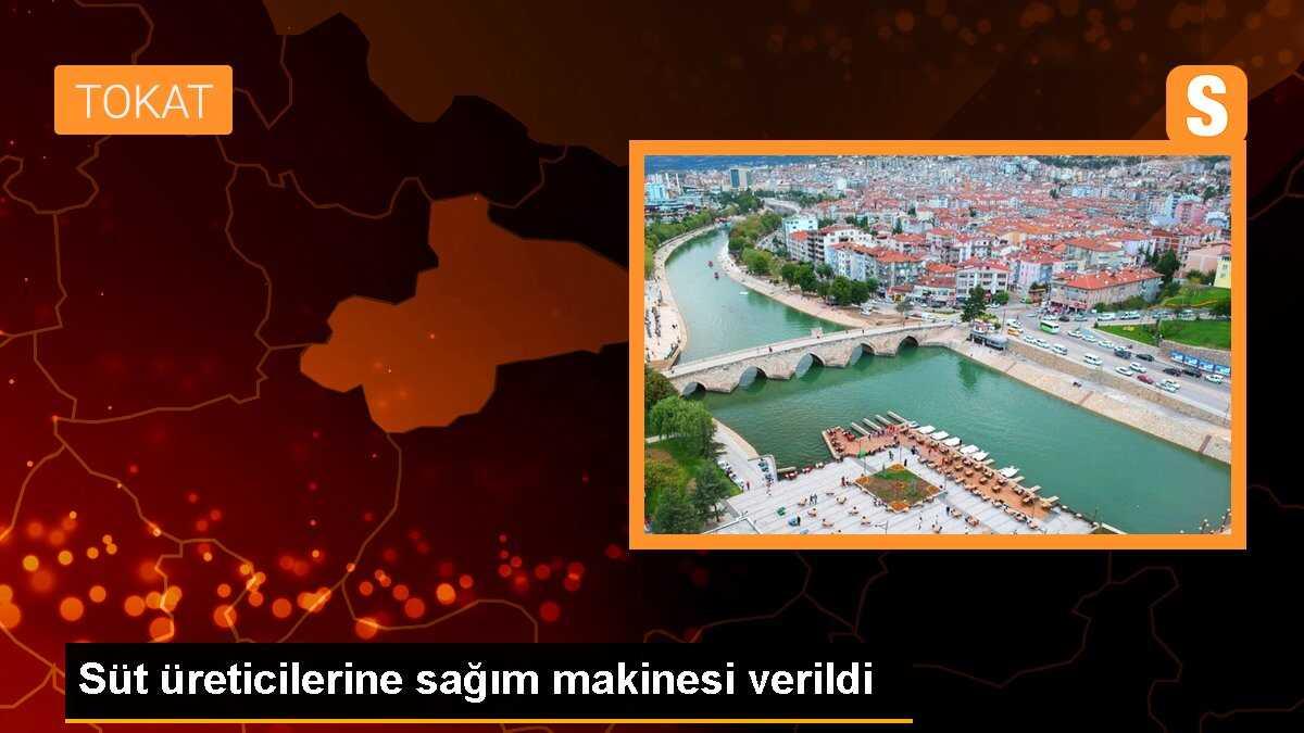 Süt üreticilerine sağım makinesi verildi