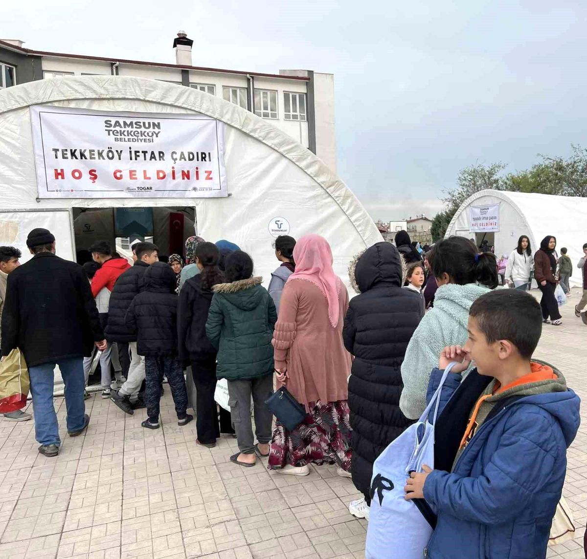Tekkeköy\'den iftar dayanışması