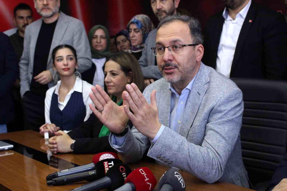 Bakan Kasapoğlu Konak\'tan seslendi