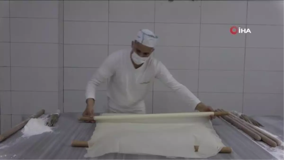 Baklavacıların bayram yoğunluğu başladı