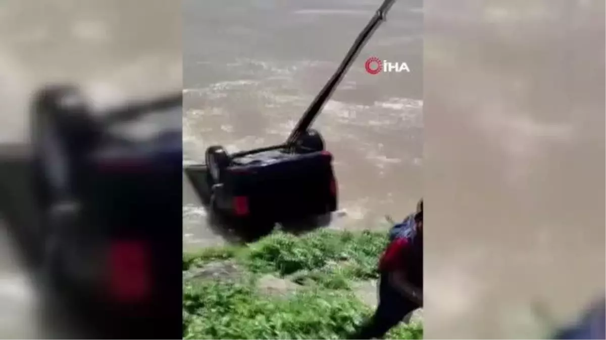 Bismil'de otomobil Dicle Nehrine uçtu