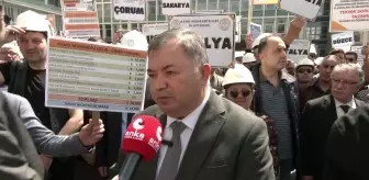 Kamu Mühendisleri Eylem Yaptı.