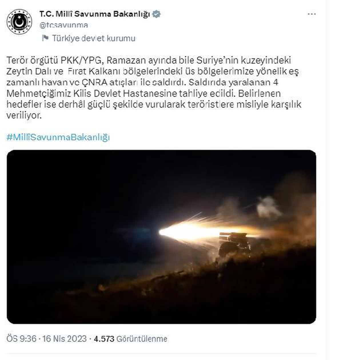 Suriye\'nin kuzeyinde terör örgütü PKK/YPG\'nin saldırısında 4 asker yaralandı