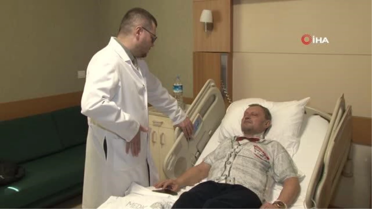 Bacaklarını kaybetme riski bulunan Bulgar hasta Türkiye\'de sağlığına kavuştu