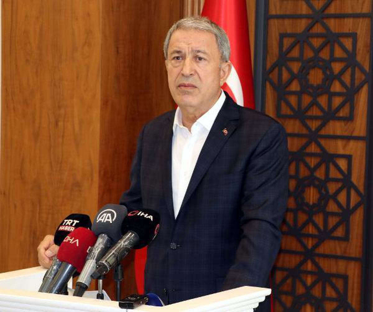 Milli Savunma Bakanı Hulusi Akar, Kayseri\'de gazetecilerin sorularını yanıtladı Açıklaması