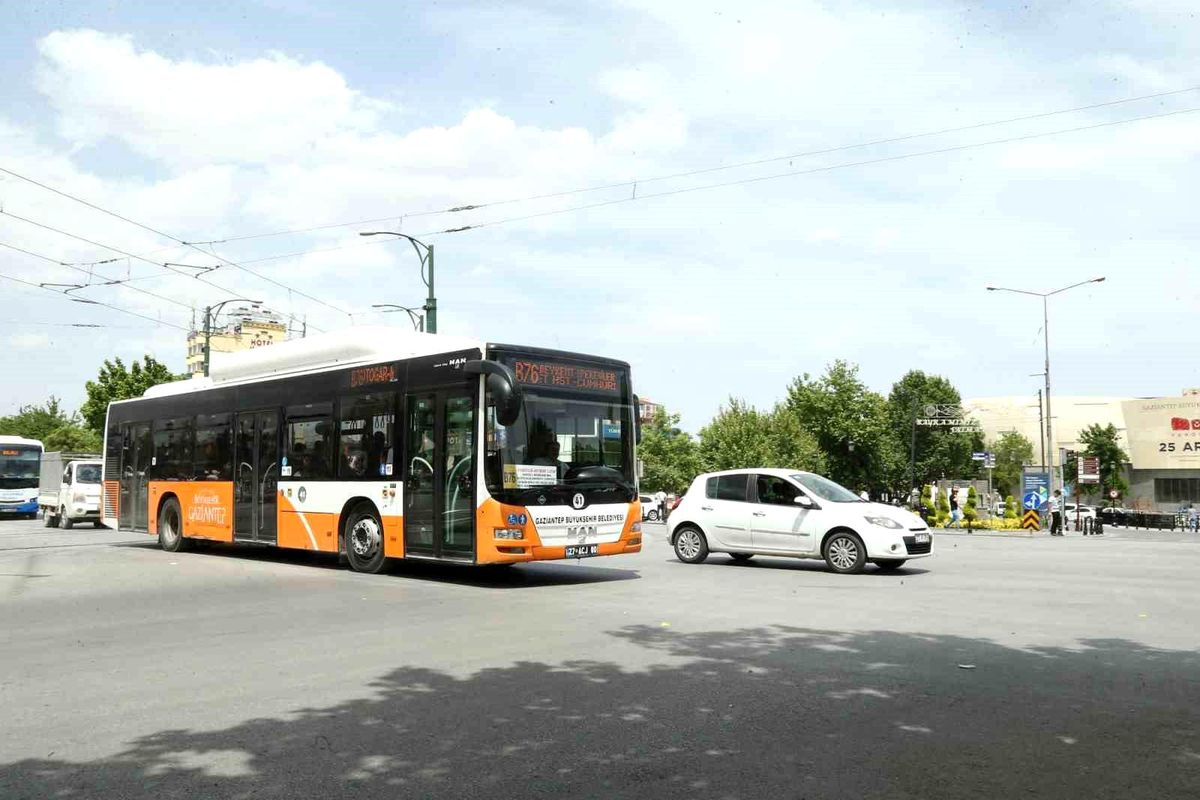 Gaziantep\'te bayramda toplu taşıma ücretsiz olacak