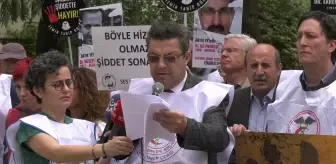 İzmir'de Sağlıkçılardan Şiddet Protestosu: 'Sağlık Terörünün Sorumluluğu Kamu İdaresindedir ve Tüm Kayıplarımız Adına İki Elimiz Yakanızdadır'