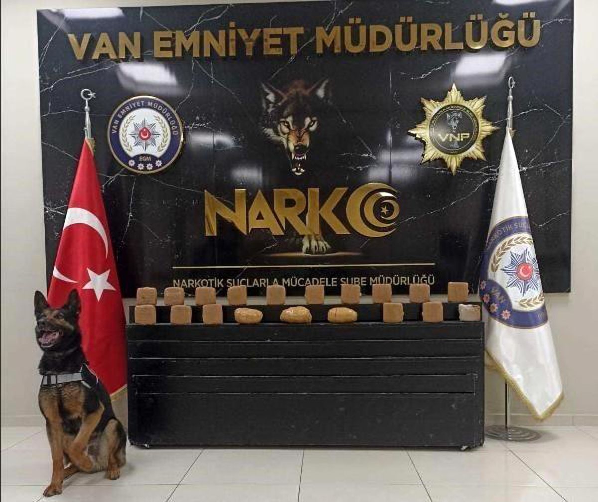Van\'da 55 kilo 500 gram uyuşturucu ele geçirildi