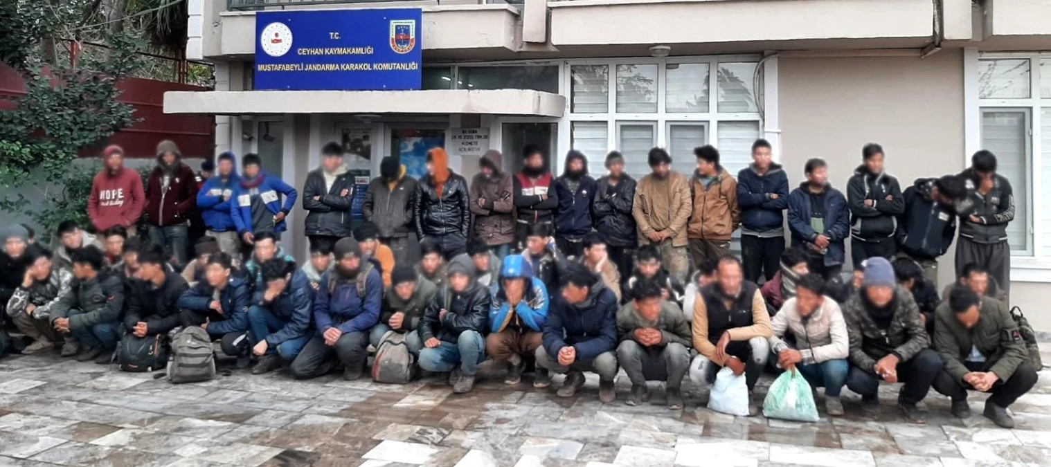 Adana\'da 59 düzensiz göçmen yakalandı