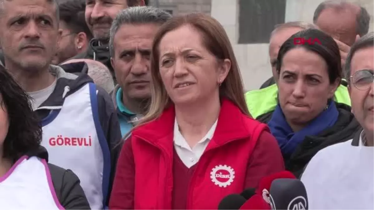 DİSK BAŞKANI ÇERKEZOĞLU : 1 MAYIS\'TA MALTEPE MEYDANI\'NDA BULUŞMAYA ÇAĞIRIYORUZ