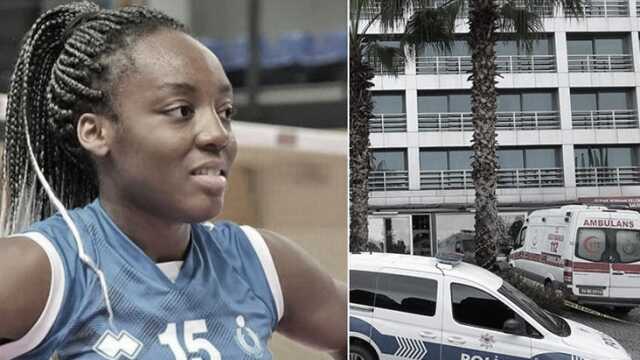 Ebrar'ın takım arkadaşına veda! İstanbul'da ölen İtalyan voleybolcu Ituma'nın cenazesinden yürek sızlatan kareler