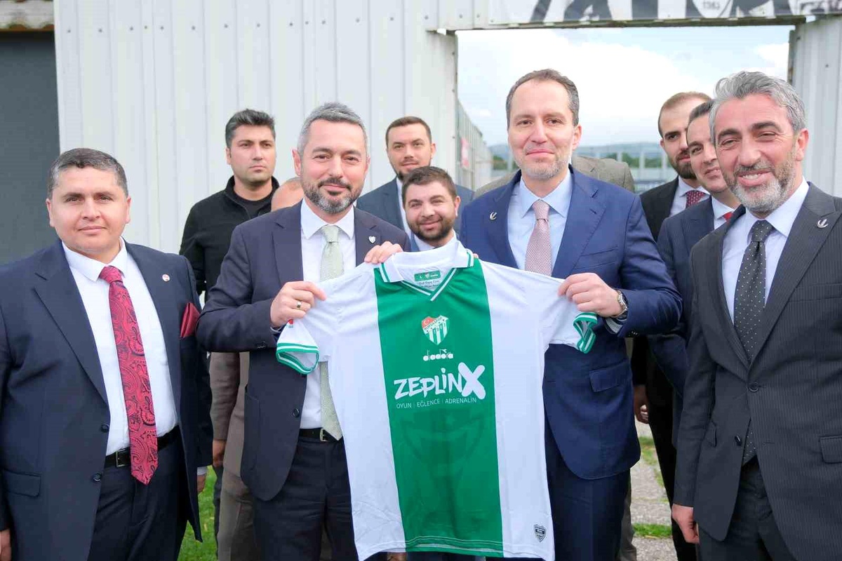 Fatih Erbakan, Bursaspor\'u ziyaret etti