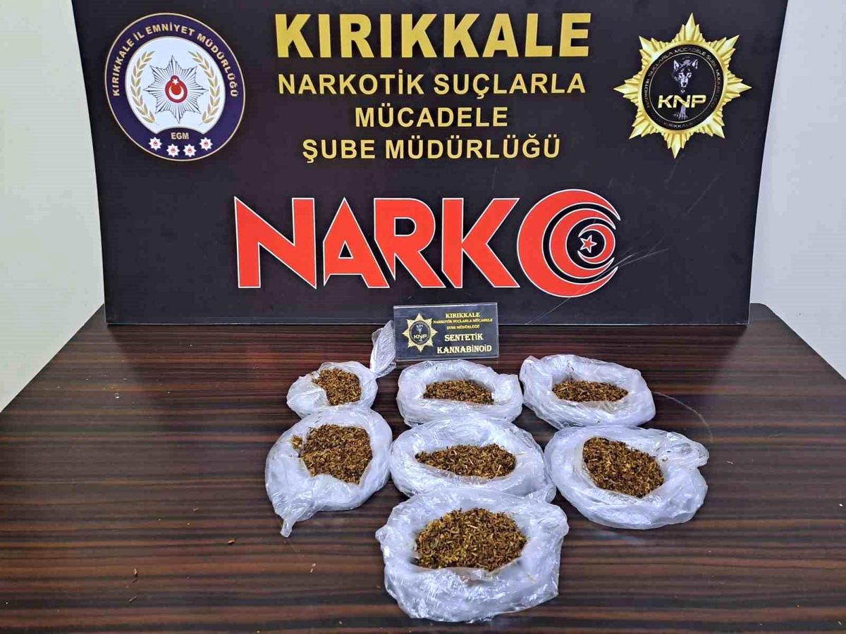 Kırıkkale\'de uyuşturucu ile yakalanan 2 şahıs tutuklandı