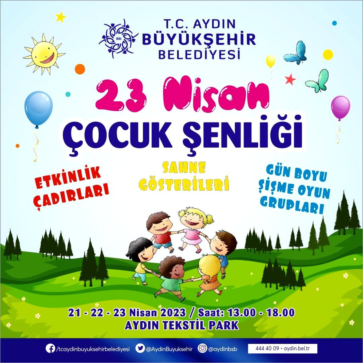 Aydın Büyükşehir Belediyesi\'nden 23 Nisan programı