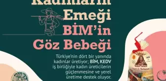 BİM'DEN KADIN KOOPERATİFLERİNE DESTEK