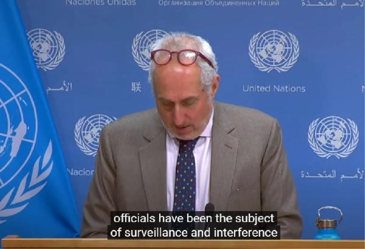 BM, ABD\'nin BM Genel Sekreterini gizlice dinlemesiyle ilgili endişelerini dile getirdi