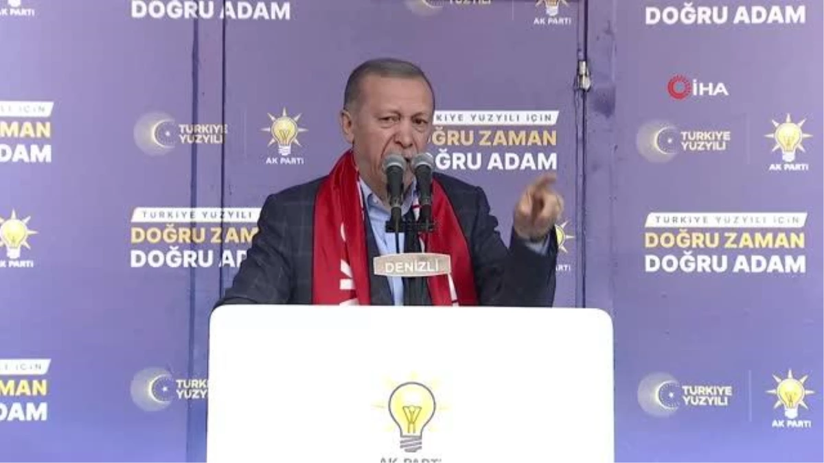 Cumhurbaşkanı Erdoğan: "20 yılda Denizli\'ye 70 milyarlık yatırım yaptık