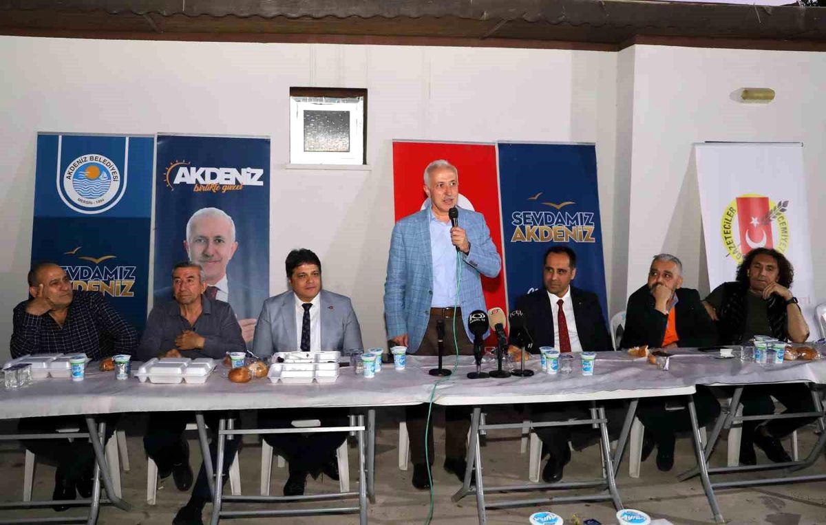 Akdeniz Belediye Başkanı Mustafa Gültak MGC iftarında gazetecilerle buluştu