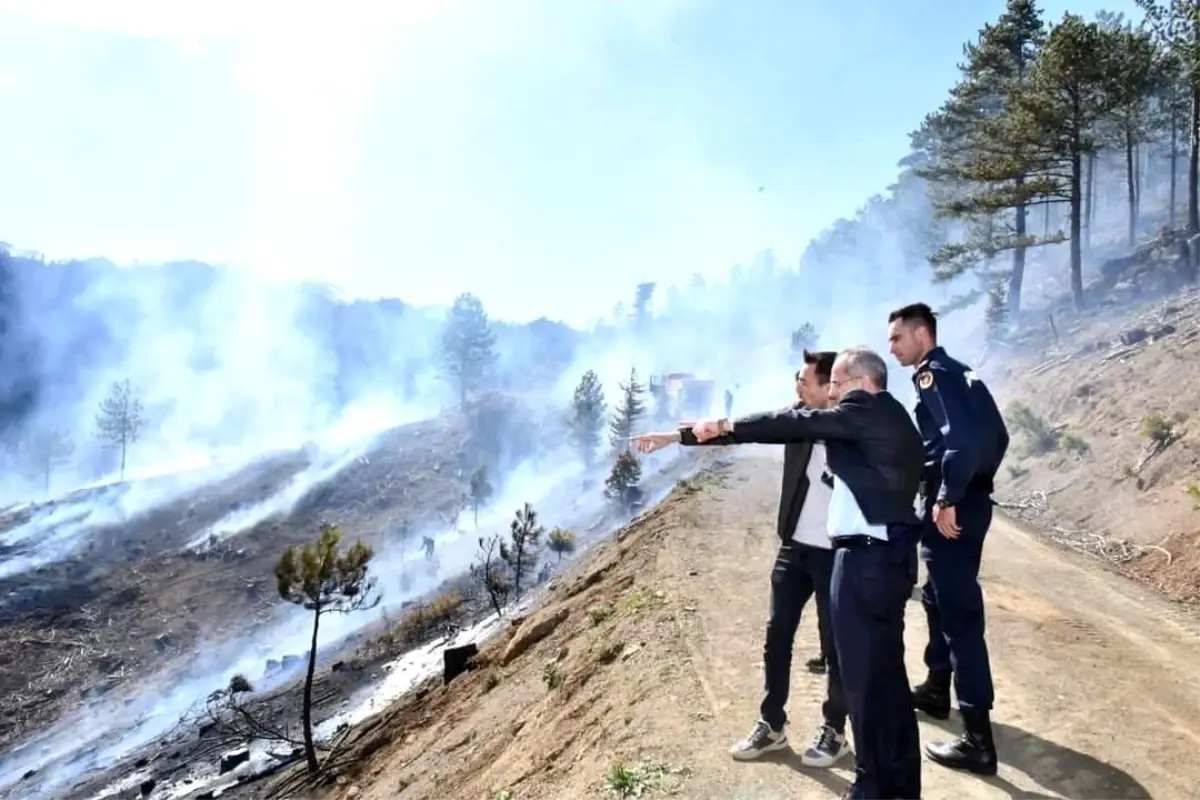 Seydişehir\'de Orman Yangını Kontrol Altına Alındı