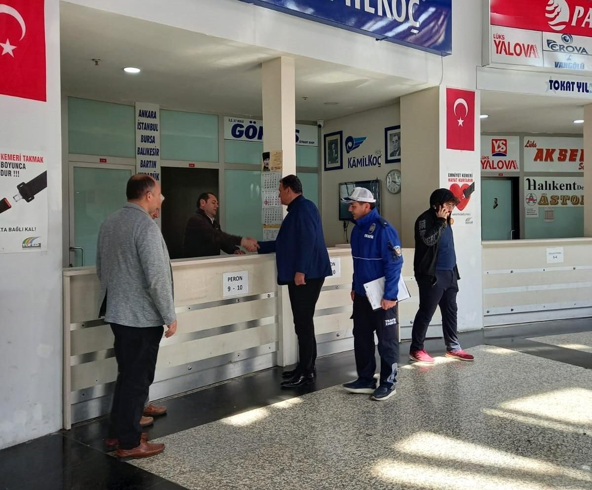 Manisa otogarında bayram hazırlığı