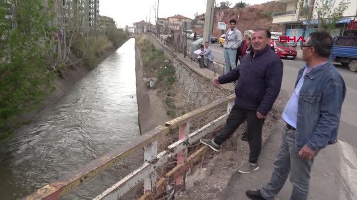 Afganistan uyruklu çocuk sulama kanalına düştü