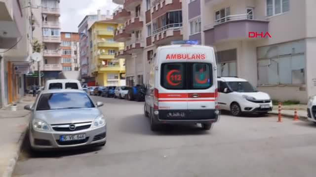 TIRMANDIĞI BAHÇE KAPISININ DEMİR KORKULUĞU ÇENESİNE SAPLANDI