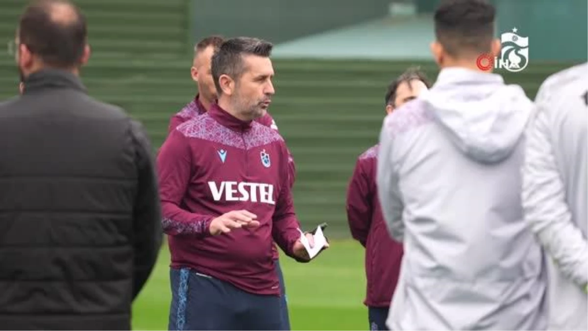 Trabzonspor\'un yeni teknik direktörü Nenad Bjelica ilk antrenmanına çıktı
