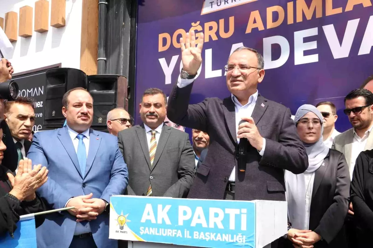 Adalet Bakanı Bozdağ Şanlıurfa\'da Seçim Güvenliğine Dikkat Çekti