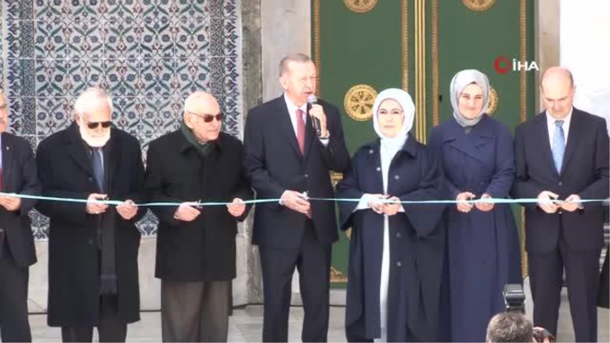 Cumhurbaşkanı Erdoğan Topkapı Sarayı\'nda restorasyonu tamamlanan birimlerin açılışını yaptı