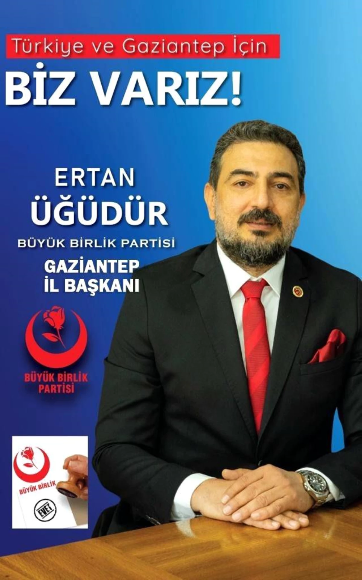 BBP İl Yönetimi Gaziantepte Fesh Edildi, Ertan Üğüdür Yeni İl Başkanı Atandı