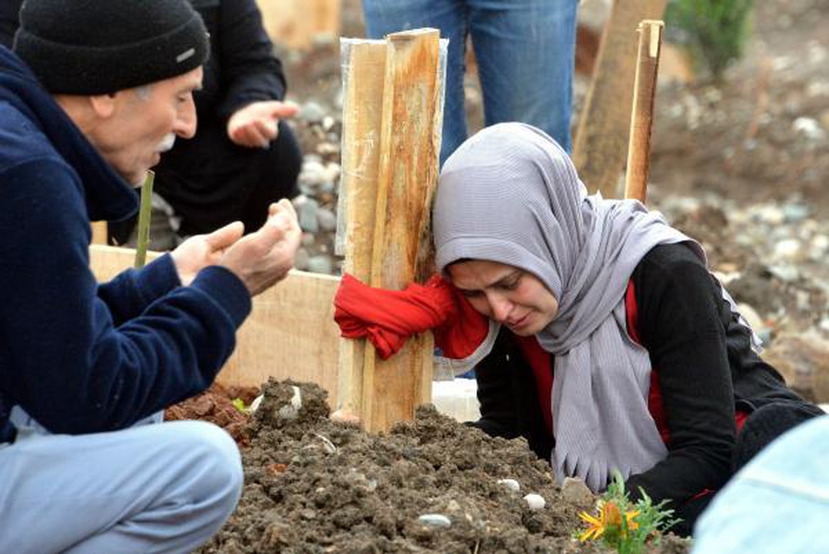 Depremde Yakınlarını Kaybedenler Kahramanmaraş\'ta Mezarlık Ziyareti Yaptı