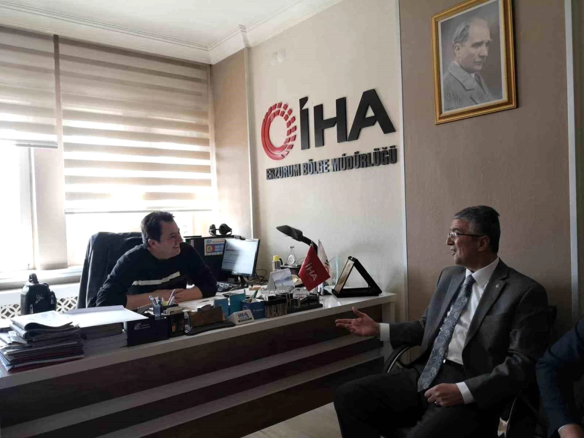 MHP Genel Başkan Yardımcısı Erzurum Bölge Müdürlüğünü ziyaret etti