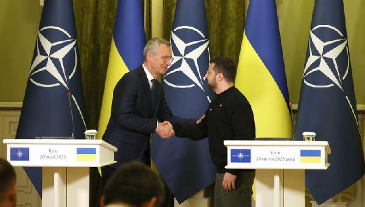 NATO Genel Sekreteri Ukrayna Devlet Başkanı ile görüştü